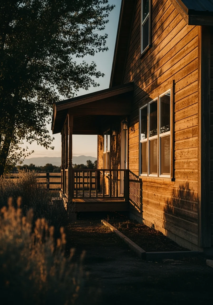Payette home or farm property with local architectural style and rural setting characteristic of the region.